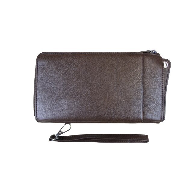 Portofel dama, din piele naturala, Hassion, Model F66 Coffee