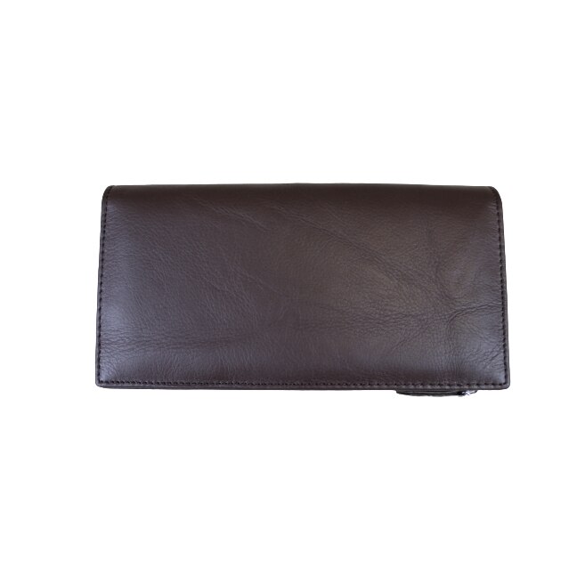 Portofel dama, din piele naturala, Hassion, Model B01 Coffee