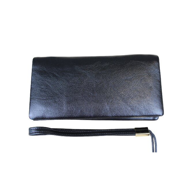 Portofel dama, din piele naturala, Hassion, Model A10 Black