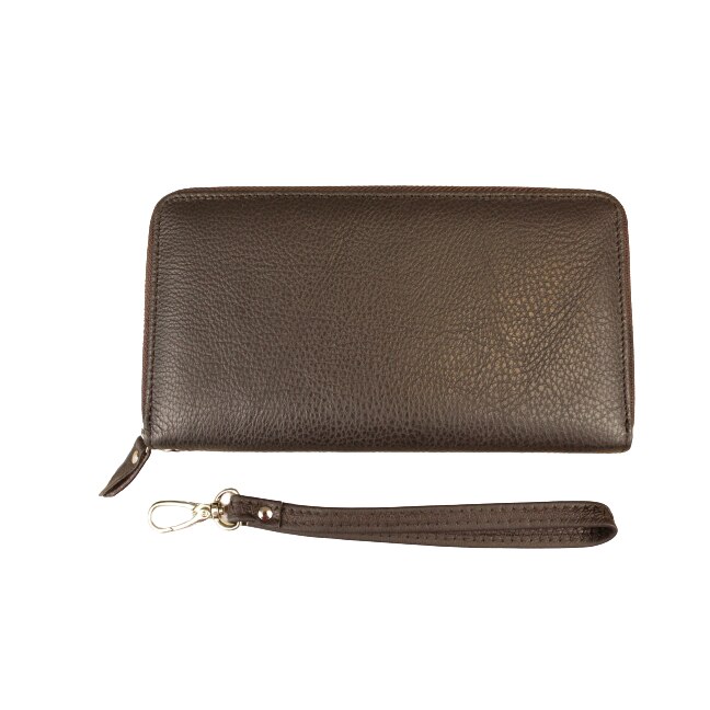 Portofel dama, din piele naturala, Hassion, Model B05 Coffee