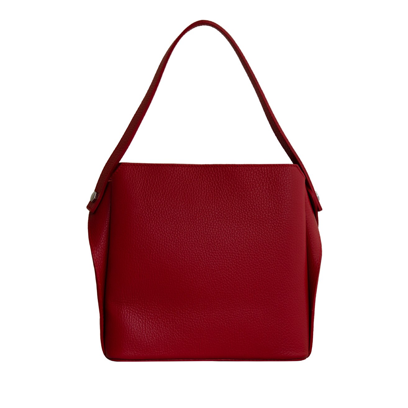 Geanta de dama din piele naturala Eva Bags, Alice rosu