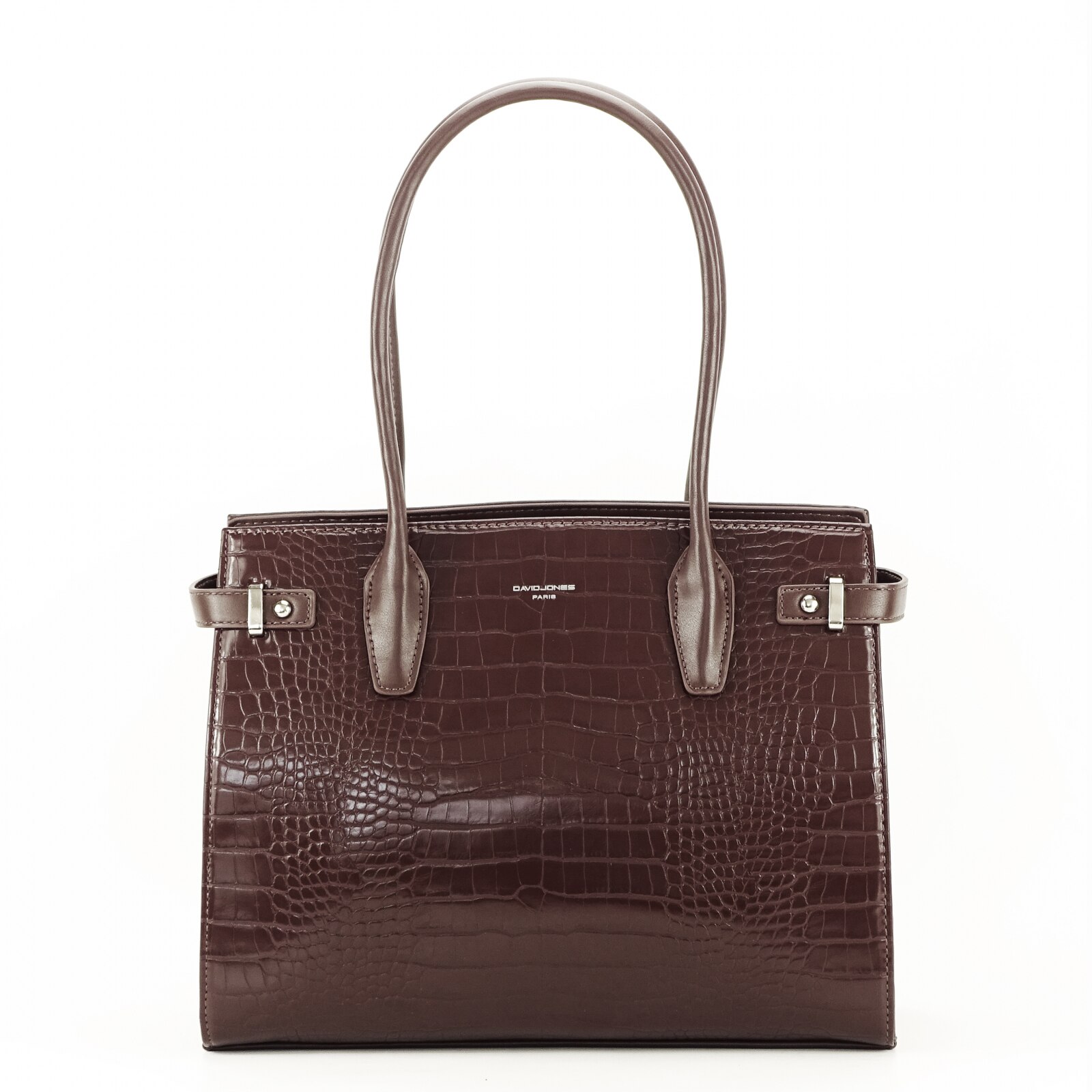 Geanta maro inchis cu imprimeu Heidi Maro