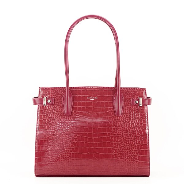 Geanta rosu inchis cu imprimeu Heidi Rosu