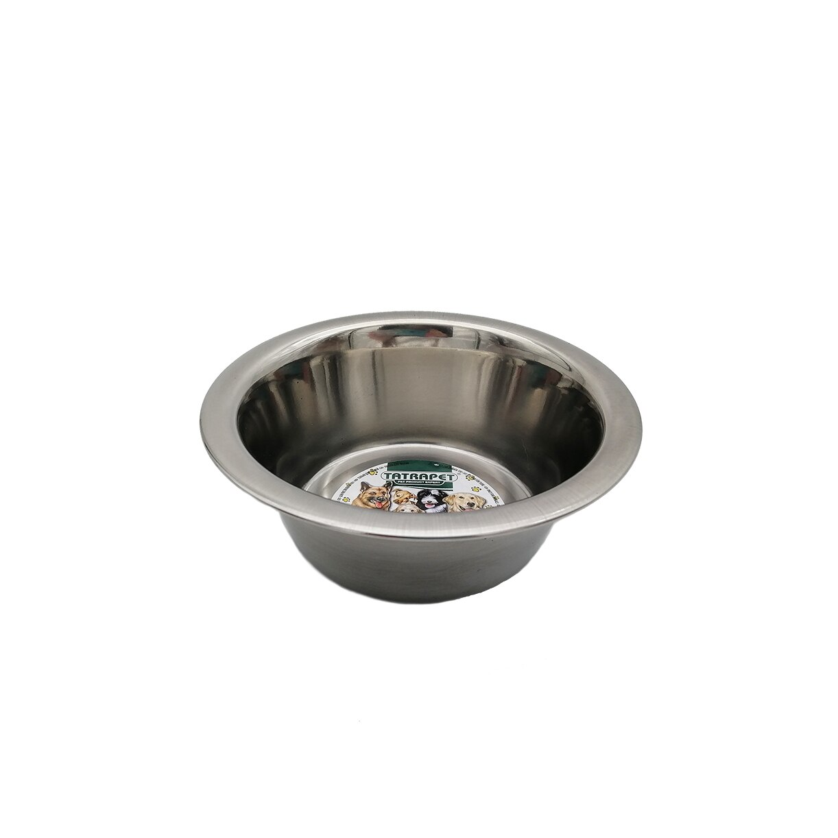 Castron metalic pentru caini, Tatrapet, 1800 ml, 483.03