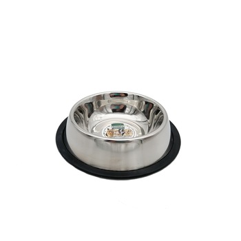 Castron metalic pentru caini, Tatrapet, 450 ml, antiderapant, 483.11 Castron metalic pentru caini, Tatrapet, 450 ml, antiderapant, 483.11