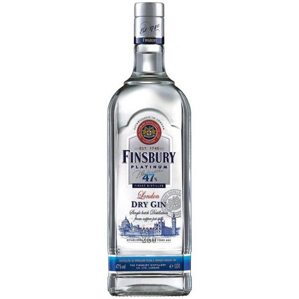 Gin Finsbury, Platinum , 47%, 1l