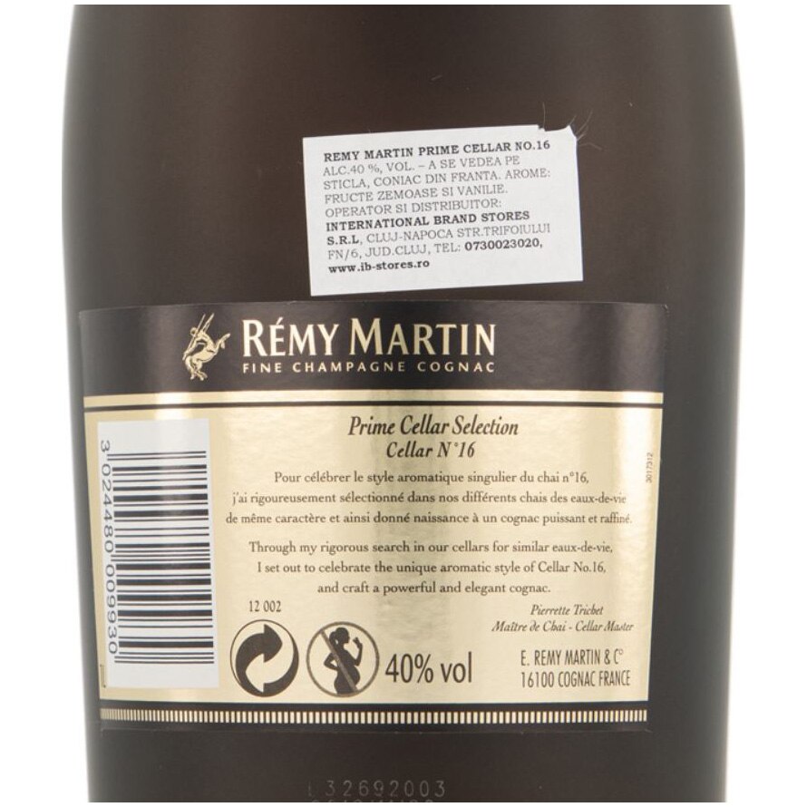Coniac Remy Martin Cellar Master 16, 40%, 1l - eMAG.ro