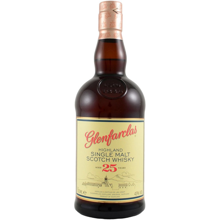 Whisky Glenfarclas 25 YO, Single Malt, 43%, 0.7l