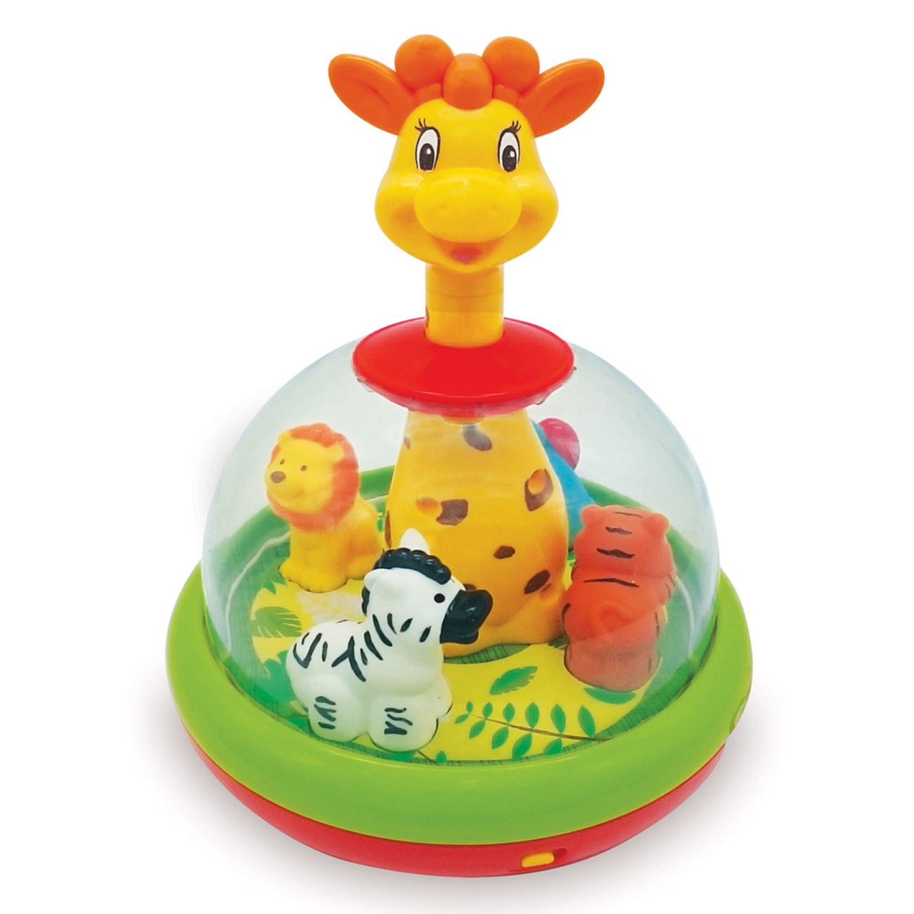 Jucarie interactiva pentru bebelusi, Zola®, Animale din jungla, 12 luni +