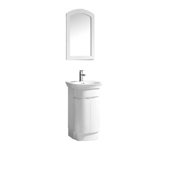 Set Mobilier Baie Smack,Lavoar Ceramic Si Oglinda Sm 7384-1 Alb Set Mobilier Baie Smack,Lavoar Ceramic Si Oglinda Sm 7384-1 Alb