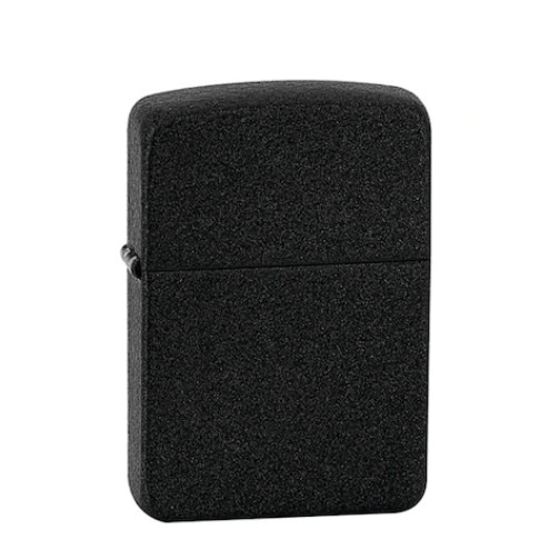 Bricheta metalica tip Zippo, Noble Elegant, model abraziv, negru