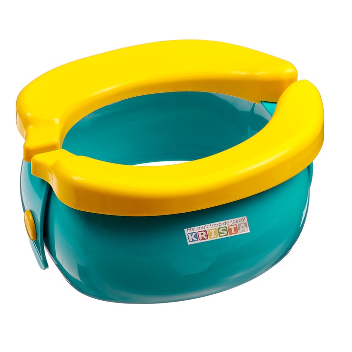 Преносимо гърне за пътуване с 10 резервни чанти, Banana Travel Potty, зелено - Krista®