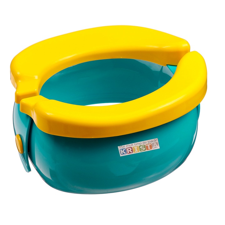 Преносимо гърне за пътуване с 10 резервни чанти, Banana Travel Potty, зелено - Krista®