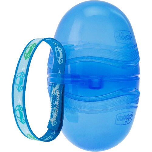 Suport Chicco Dublu pentru Suzete, Blue