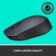 Mouse wireless Logitech M170, Grey