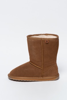 Emu, Cizme medii din piele intoarsa Wallaby Lo, Maro, 27 EU Emu, Cizme medii din piele intoarsa Wallaby Lo, Maro, 27 EU