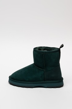 Emu, Ghete de piele intoarsa fara inchidere Sharky, Verde forest, 8 Emu, Ghete de piele intoarsa fara inchidere Sharky, Verde forest, 8