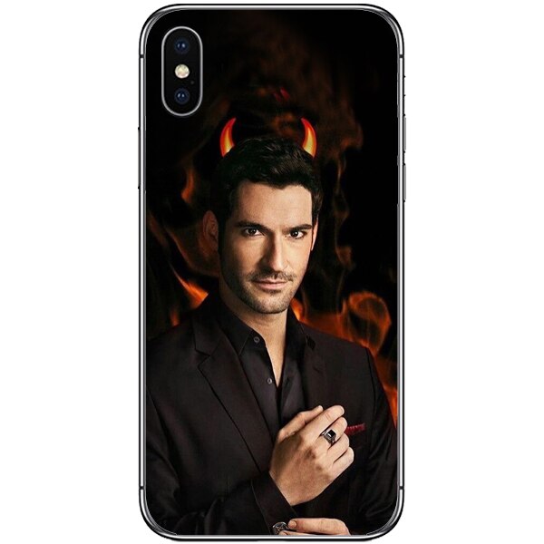 Husa din Silicon, Am I A Devil pentru iPhone XS Max, Multicolor