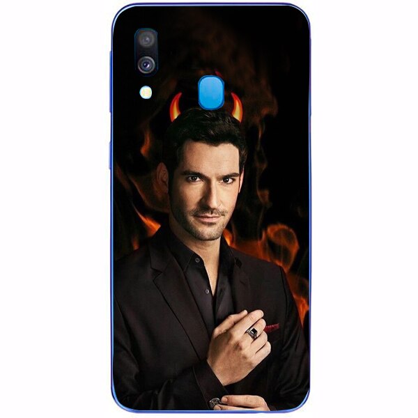 Husa din Silicon, Am I A Devil pentru Samsung Galaxy A20e, Multicolor