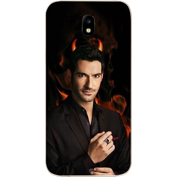 Husa din Silicon, Am I A Devil pentru Samsung Galaxy J5 (2017), Multicolor