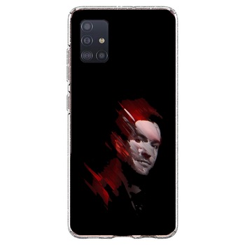 Husa din Silicon, Abstract Face pentru Samsung Galaxy A51, Multicolor Husa din Silicon, Abstract Face pentru Samsung Galaxy A51, Multicolor