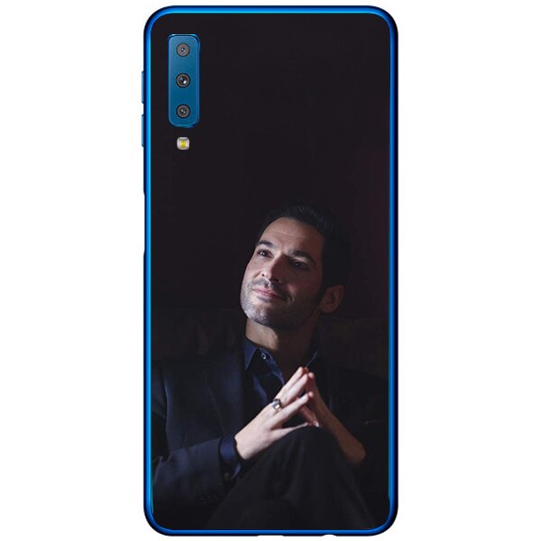 Husa din Silicon, Always Smiling pentru Samsung Galaxy A7 (2018), Multicolor