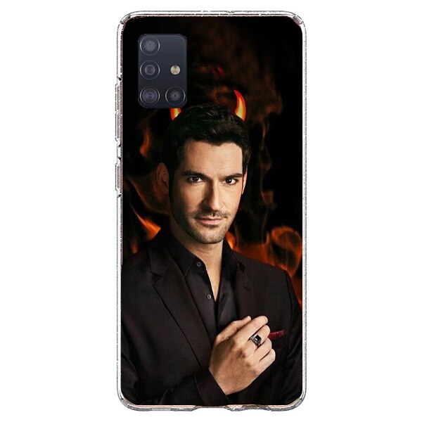 Husa din Silicon, Am I A Devil pentru Samsung Galaxy A51, Multicolor