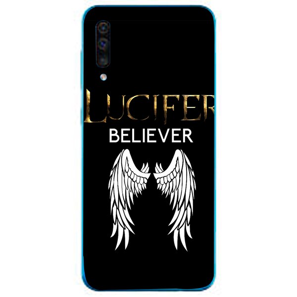 Husa din Silicon, Believer pentru Samsung Galaxy A50, Multicolor