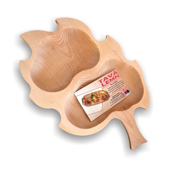 Tava frunza pentru servire, din lemn, 4498, 38 x 28 cm Tava frunza pentru servire, din lemn, 4498, 38 x 28 cm