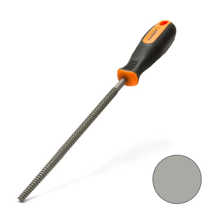 Félkerek ráspoly 200/2 mm közepes