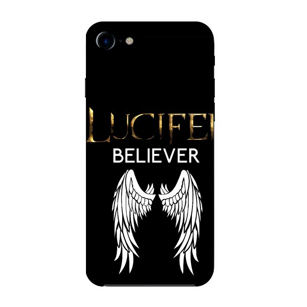 Husa din Silicon, Believer pentru iPhone 7, Multicolor