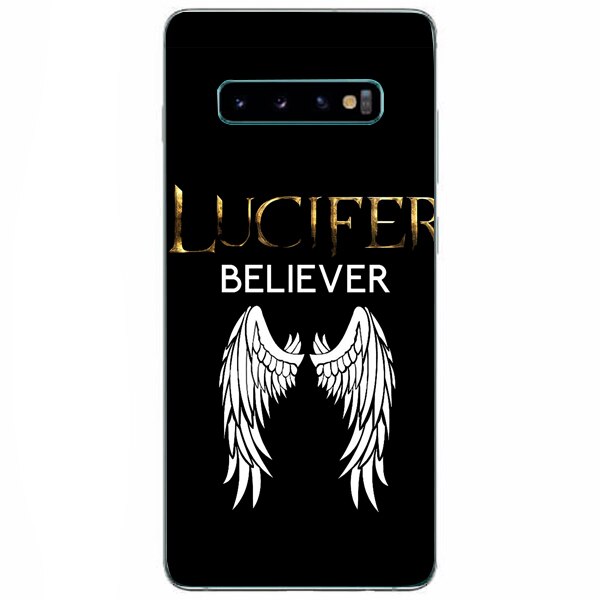 Husa din Silicon, Believer pentru Samsung Galaxy S10 Plus, Multicolor