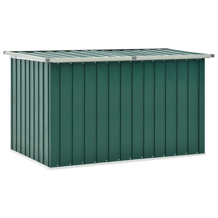 Lada de depozitare pentru gradina vidaXL, verde, 149 x 99 x 93 cm