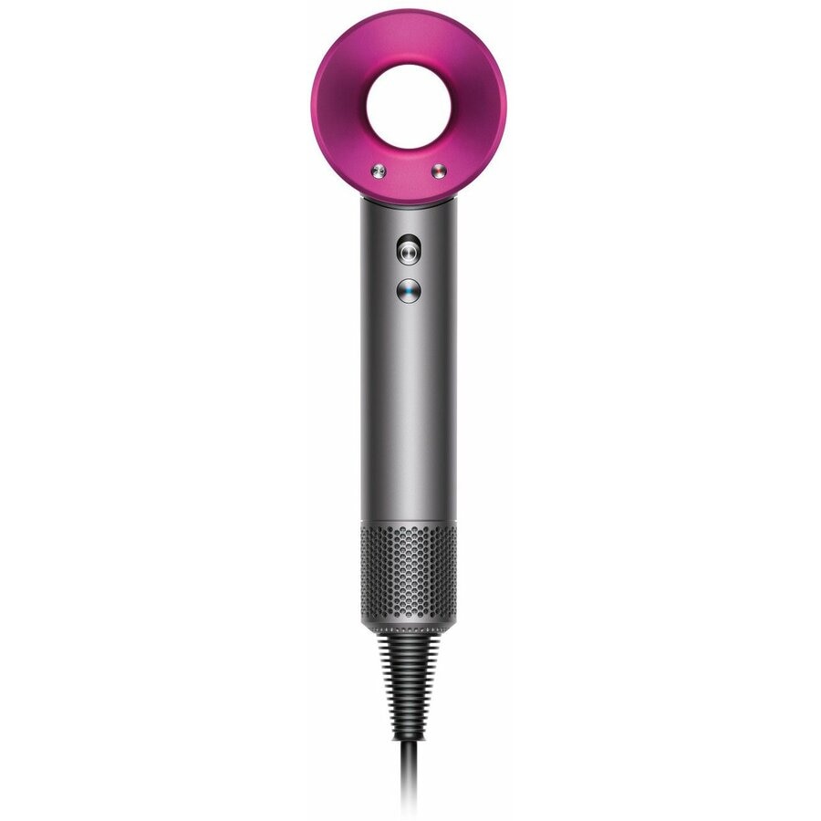 Uscator de par Dyson Supersonic HD01 Fuchsia, 1600 W, 3 trepte viteza, 4 setari temperatura, 4 accesorii, BBL1716