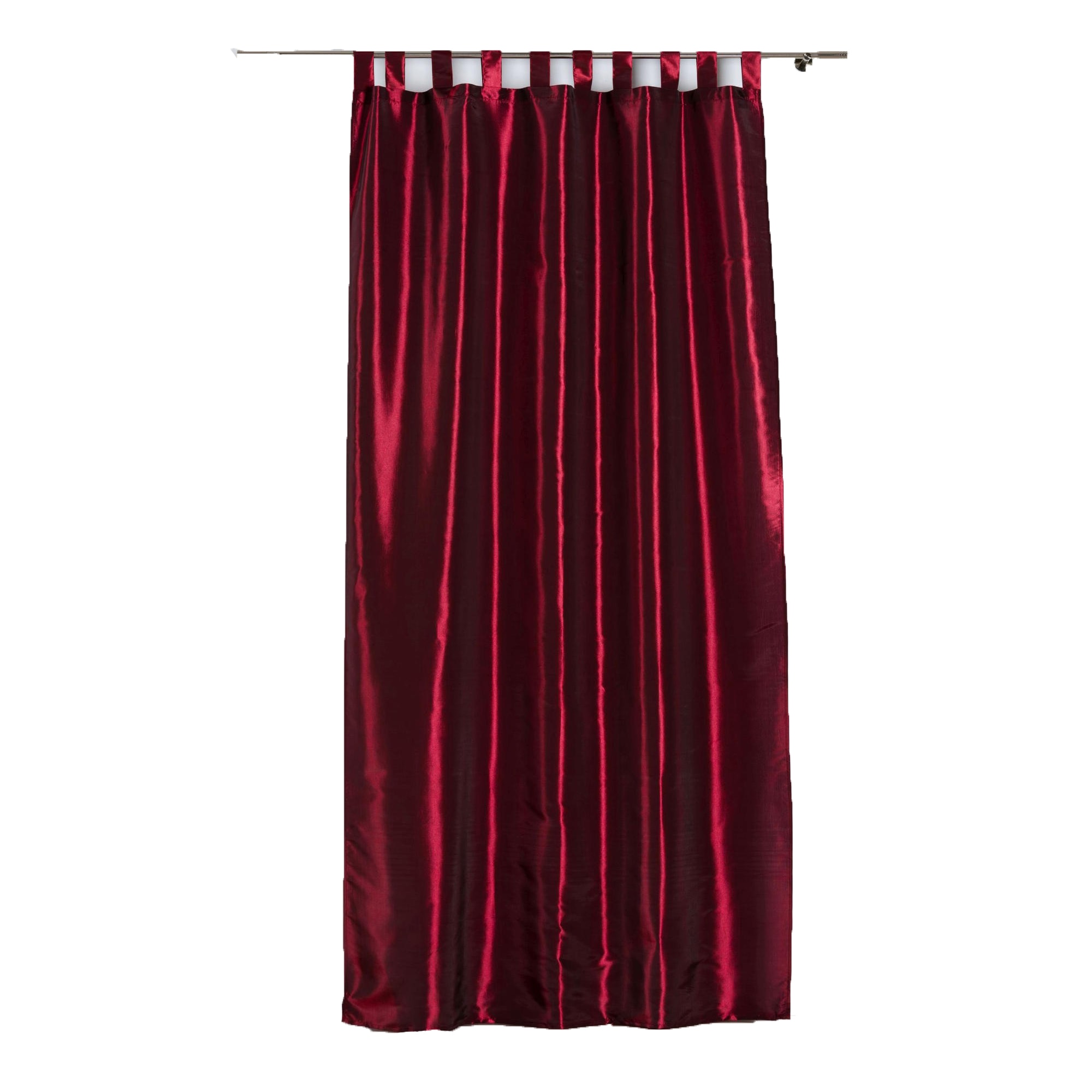 Draperie Tafta Royal, poliester + poliamida, bordo, h 245 cm, l 140 cm