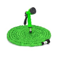 furtun de gradina cu 7 moduri de stropire presiune hidrauluica 3 - 15 bari dublu latex  abs extensibil lungime 36-40 metri culoare verde imagen 48_0_
0