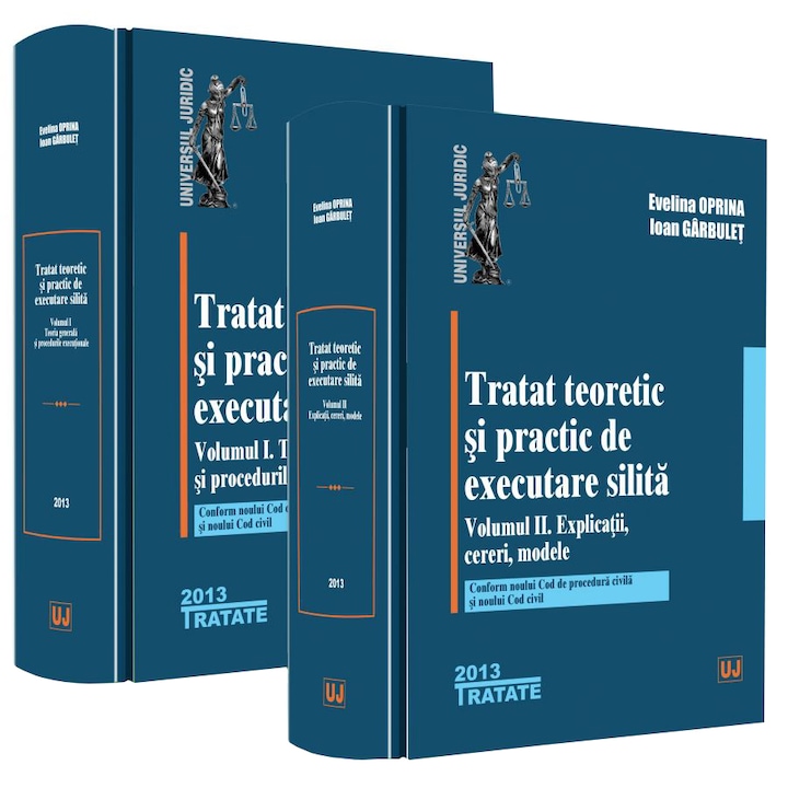 A kényszervégrehajtás elméleti és gyakorlati szerződése, I + II. köt., Oprina Evelina (Román nyelvű kiadás)