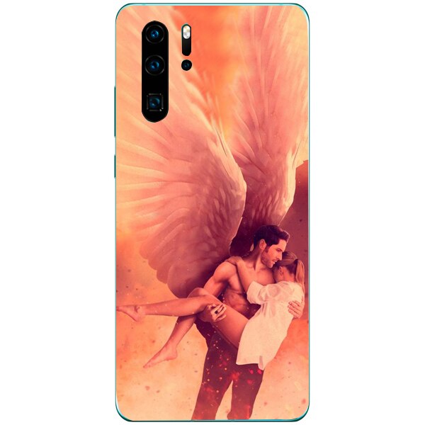 Husa din Silicon, Flying Angel pentru Huawei P30 Pro, Multicolor