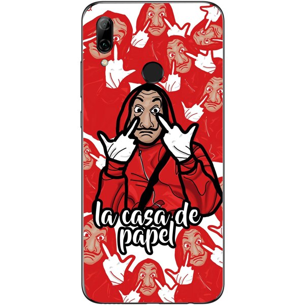 Husa din Silicon, Hate Papel pentru Huawei P Smart (2019), Multicolor