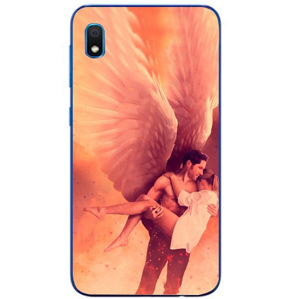 Husa din Silicon, Flying Angel pentru Samsung Galaxy A10, Multicolor
