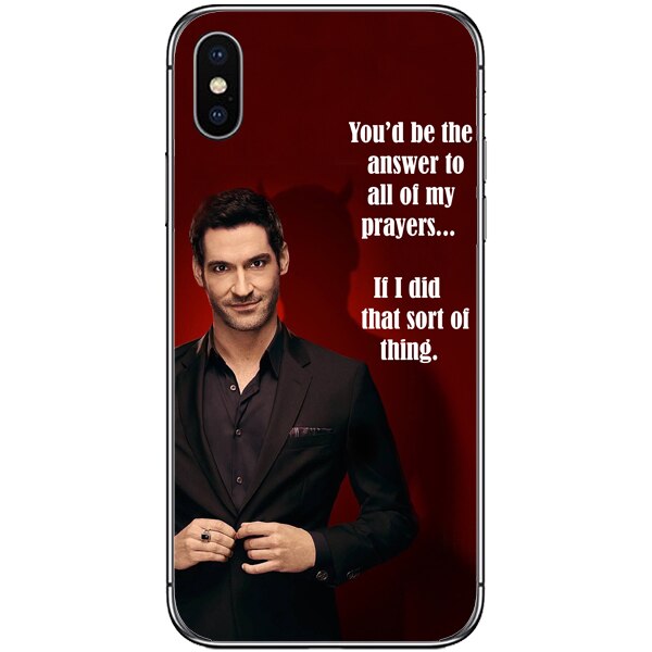 Husa din Silicon, If I Did That Sort Of Thing pentru iPhone X, Multicolor