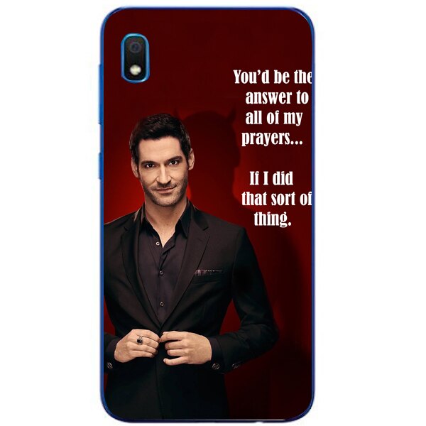 Husa din Silicon, If I Did That Sort Of Thing pentru Samsung Galaxy A10, Multicolor