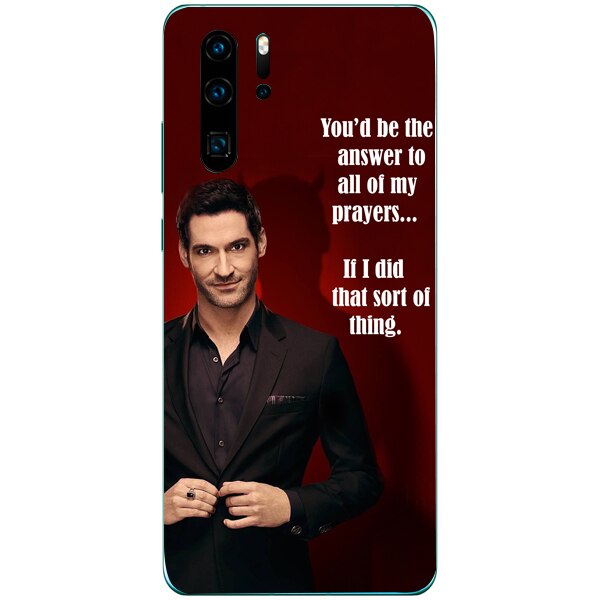 Husa din Silicon, If I Did That Sort Of Thing pentru Huawei P30 Pro, Multicolor