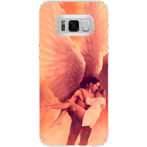 Husa din Silicon, Flying Angel pentru Samsung Galaxy S8, Multicolor