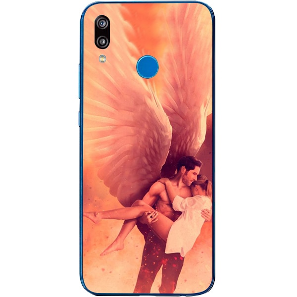Husa din Silicon, Flying Angel pentru Huawei P20 Lite, Multicolor