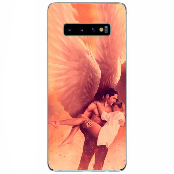 Husa din Silicon, Flying Angel pentru Samsung Galaxy S10 Plus, Multicolor