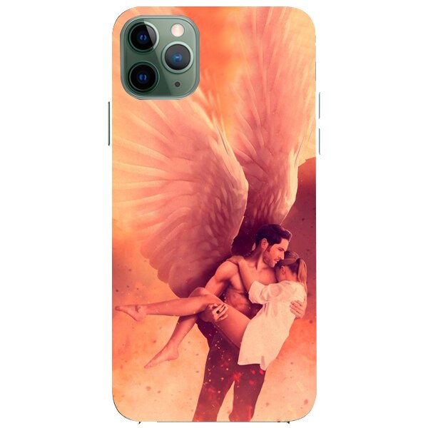 Husa din Silicon, Flying Angel pentru iPhone 11 Pro Max, Multicolor