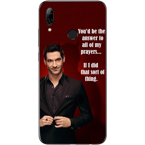 Husa din Silicon, If I Did That Sort Of Thing pentru Huawei P30 Lite, Multicolor