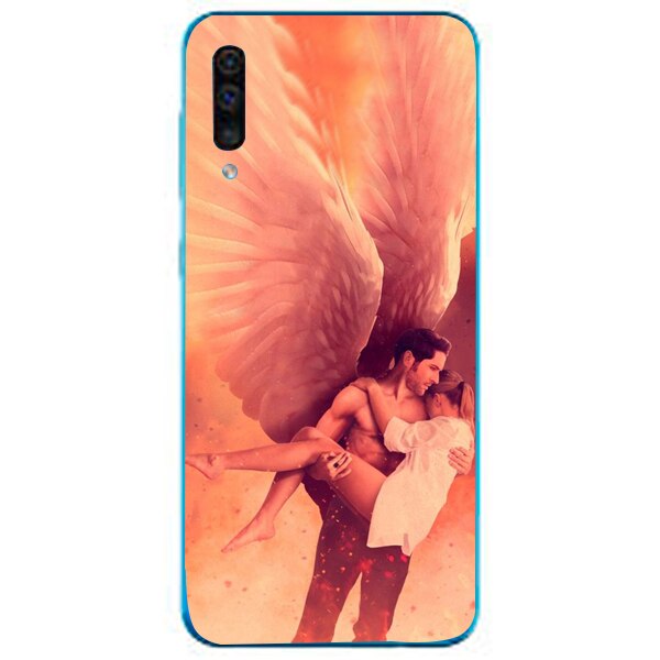 Husa din Silicon, Flying Angel pentru Samsung Galaxy A50, Multicolor