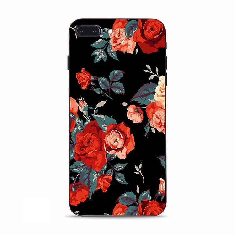 Husa SAMSUNG Galaxy S20 - Flowers 3D (Negru)